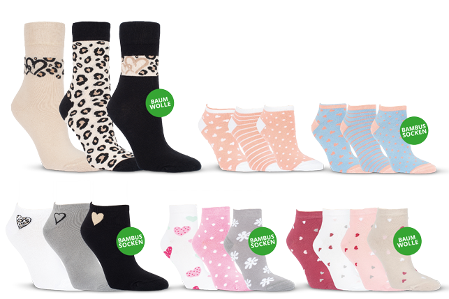 Winter Bambus Socken