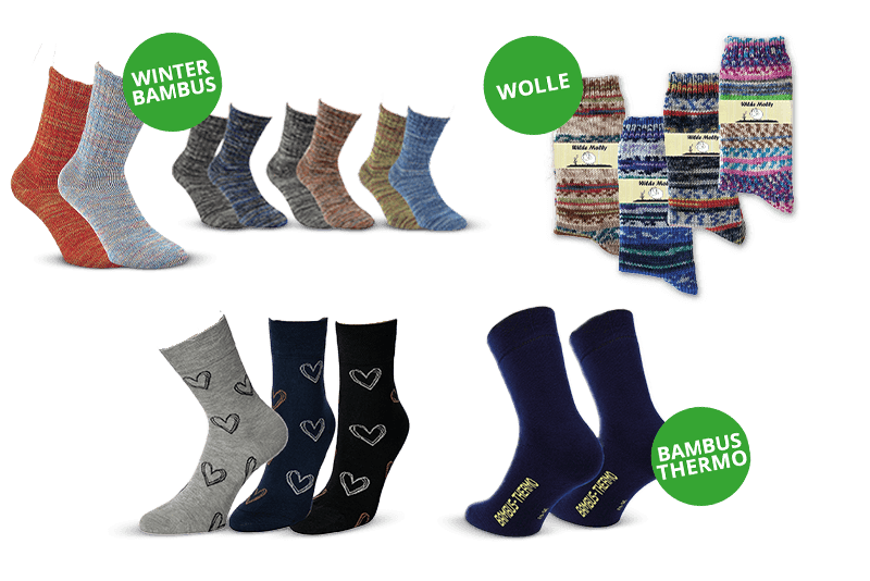 Winter Socken 2024 Winter Bambus Socken